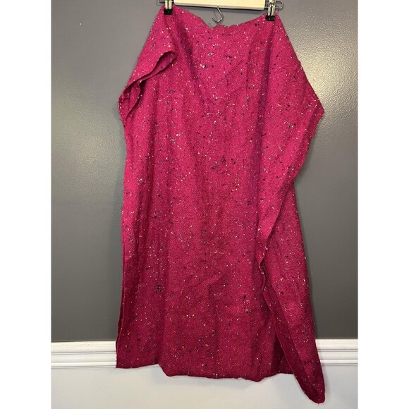 Target Infinity Scarf Womens One Size Red Pink Multicolor Knit Loop Shawl Wrap - Picture 2 of 6